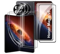 FDHYFGDY Protector Pantalla para Honor Magic V6 Cristal Templado, [2+2+2] Protectora de Pantalla Interior de TPU+Protectora Pantalla Exterior+Protectora de Cámara, HD Clear,Anti Arañazos