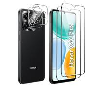 FDHYFGDY Protector Pantalla para Honor X5c Plus, 2 Piezas Protector de Pantalla, 2 Piezas Pelicula para lentes, Ultra HD Vidrio Templado, Dureza 9H, Anti Arañazos, Sin Burbujas Cristal Templado