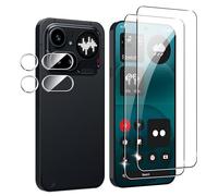 FDHYFGDY Protector Pantalla para Nothing Phone 4a Pro, 2 Piezas Protector de Pantalla, 2 Piezas Pelicula para Lentes, Ultra HD Vidrio Templado, Dureza 9H, Anti Arañazos, Sin Burbujas Cristal Templado