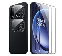 FDHYFGDY Protector Pantalla para OnePlus 15, 2 Piezas Protector de Pantalla, 2 Piezas Pelicula para lentes, Ultra HD Vidrio Templado, Dureza 9H, Anti Arañazos, Sin Burbujas Cristal Templado