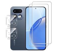 FDHYFGDY Protector Pantalla para Realme 16 Pro, 2 Piezas Protector de Pantalla, 2 Piezas Pelicula para lentes, Ultra HD Vidrio Templado, Dureza 9H, Anti Arañazos, Sin Burbujas Cristal Templado