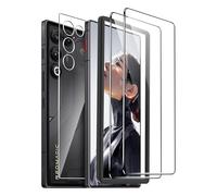 FDHYFGDY Protector Pantalla para RedMagic 11 Air Cristal Templado, [2+1+1] Protectora de Pantalla + Lámina protectora trasera + Marco de instalación, HD Clear, Anti Arañazos,Sin burbujas