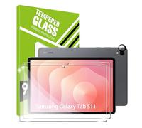 FDHYFGDY Protector Pantalla para Samsung Galaxy Tab S11 11",2x Protector de Pantalla, 1x Pelicula para lentes, Ultra HD Vidrio Templado, Dureza 9H, Anti Arañazos, Sin Burbujas Cristal Templado