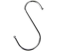 Fdit 10 Ganchos de Metal en Forma de S, Colgador Multifuncional para Colgar en Cocina, Baño, Armario, con Extremos Lisos y Suaves y Fuerte Capacidad de Carga (Diámetro grande: 33 mm/1,29 pulgadas)