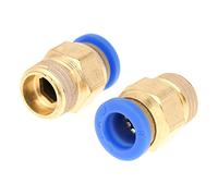 Fdit 10 Piezas de Accesorios de Aire a Presión para Conectar, Adaptador de Accesorios de Aire de Conector Rápido Neumático con Diámetro de 8 Mm y Rosca 1/4BSP para Uso de Conexión de