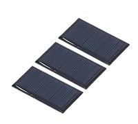 Fdit 10 Unidades de Módulo de Panel Solar Pequeño, Panel Solar de Células Solares, Resistente a la Intemperie, 5 V, 0,15 W, 300 MA, para Proyectos Científicos de Bricolaje, Carga de