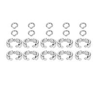 Fdit 10 UNIDS Anillos de Pie de Pájaro Anti Escape Anillo de Pierna de Loro Pájaros Anillo de Tobillera Anillo de Actividad de Entrenamiento de Moscas al Aire Libre Clip(#12)