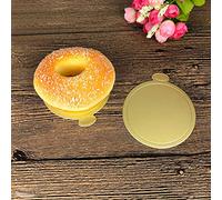 Fdit 100 Pcs Bandeja de Pastel de Pastel de Mouse Dorada de 100 Pcs para Divertir la Cocina, Exhibiciones Perfectas para Cupcakes y Pasteles, Material Seguro y Salud