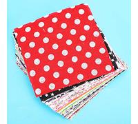 Fdit 100 Piezas de Parche Cuadrado Trabajo de Flores Coloridas Casta de Costura para Regalos/amistad-100 PCS