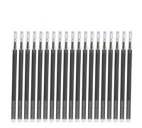 Fdit 100pcs 100PCs Bolígrafos borrables por Calor Rellene los rotuladores de Tela Rellene el rotulador de Tela para Tela Acolchado Costura Costura(Negro)