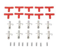 Fdit 10Pcs Bebedero De Agua Para Conejo Cerdo Y Animales Roedores Alimentador Automático De Agua Waterer Feeder