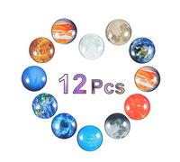 Fdit 12 Imanes de Nevera planetarios Imanes de Nevera Imanes de Planeta para armarios Oficina Calendario Pizarra