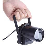 Fdit 12W LED Beam Spot Lights Luz de Bandera al Aire Libre Puro Súper Brillante Espejo de Bola Foco Ángulo de Haz Estrecho LED Foco Redondo Mini Luces de Escenario Foco