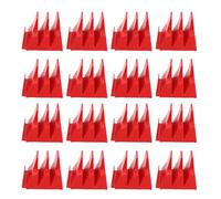 Fdit 16 PCS Modular Soporter, Rejilla de Almacenamiento de Herramientas ABS con 3 Ranuras, Es Resistente Fácil de Limpiar para 48 Taller de Lanza Taller de Garaje