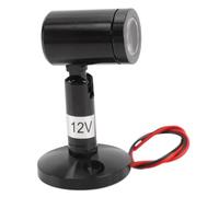 Fdit 2 Mini Focos LED, Foco LED Giratorio de Aluminio DC 12 V para Escaparate, Vitrina, Mesita de Noche, Fuente de Luz Cálida