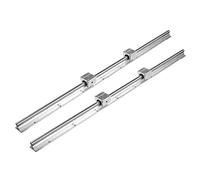 Fdit 2 PCS SBR12-800 Mm 12 Mm Lineal Railway Manezar 4PCS Bloques SBR12UU para Alta Precisión y Estabilidad en Aplicaciones Industriales