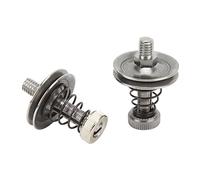 Fdit 2 Piezas Conjunto de Tensión de Hilo Trampero de Hilo Conjunto de Regulador de Tensión de Piezas de Máquina de Coser Acero Inoxidable 3,5x1 Cm para Máquinas de Tachuelas de