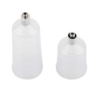 Fdit 2 Unids Pistola de Pintura Plástica Pistola Taza Pot Conector Mover Rápido Conector Piezas Roscadas Botella de Plástico Dispensador de Aceite Líquido