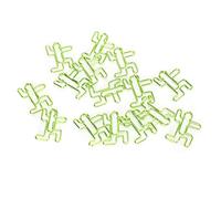 Fdit 20 Clips de Papel de Dibujos Animados, Clips de Papel de Metal Creativos con Forma Humana para Suministros Escolares de Oficina, con Material de Hierro para Clasificación de