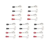 Fdit 20 Piezas Herramientas de Reparación de Casa de Muñecas Kit de Mantenimiento de Simulación en Miniatura, Juego de Mini Martillo de Llave a Escala 1:12 para Decoración y