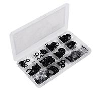 Fdit 270pcs Nitril o El Kit de Rango de Sellado del Anillo con una Caja de Memoria Marcada, Anillos de Goma Resistentes Al Calor para Cierres Positivos y Prevención de Fugas