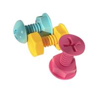 Fdit 3 Mini Ganchos de Tornillo Coloridos, Colgadores de Pared Adhesivos Fuertes sin Perforaciones, sin Necesidad de Taladrar, para Toallas, Sombreros, Cocina y baño.