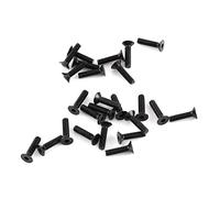 Fdit 300 PCS M3 ALLOY ALLOY Tornillo de Zócalo Hexadecimal Tornillo/sujetador para el Aparato de Hogar y Oficina, Industria de Maquinaria (C: Cabeza plana)