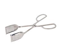 Fdit 304 Tonga de Acero Inoxidable con Ergonómico, Ensalada a Prueba de Calor que Sirve de Pan, Ideal para Buffet Buffet Bbq