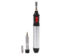 Fdit 4 en 1 Kit de soldador de butano inalámbrico de autoencendido Kit de soldadura multipropósito de antorcha de soldadura de butano de precisión