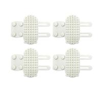 Fdit 4 Piezas de Silicona para Gatos, Cepillo Rascador para Mascotas, Masajeador con Correa Elástica para Pared de Patas de Mesa, Suaves Puntos de Masaje para Gatos de Interior, Perros (4 piezas)