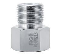 Fdit 4 Tamaños Convertidor de Conector de Adaptador de Cilindro deTanque de Acuario de Regulador de CO2 de Acuario Socialme-EU(1#)