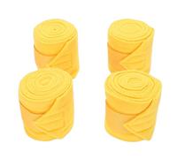 Fdit 4 Vendas de Forro para Patas de Caballo, Envolturas de Ajustables para Entrenamiento Ecuestre, Protección de Piernas de 4,33 Pulgadas de Ancho para Competición y Uso (Yellow)