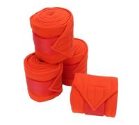 Fdit 4 Vendas de Forro para Patas de Caballo, Envolturas de Polo Ajustables para Entrenamiento Ecuestre, Protección de Piernas de 4,33 Pulgadas de Ancho para Competición y Uso (Rojo)