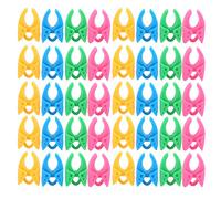 Fdit 40 Clips de Fijación para Carretes, Clips de Silicona Suave para Bobinas de Hilo de Coser, con Organizador para Mantener los Hilos Ordenados y limpios.