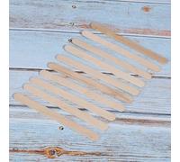 Fdit 400 Palitos de Helado de Madera Natural, Palitos de Paleta Artesanales para Proyectos de Bricolaje, Manualidades en el Aula y Fabricación de Barras de Hielo
