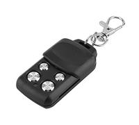 Fdit 433mhz Control Remoto de 4 Botones para Garaje Portón Ventilador de Techo Duplicador de Seguridad para Hogar Universal Puerta Alarms (Negro) Socialme-EU