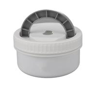 Fdit 470ml - de Acero Inoxidable, Contenedor Aislado para Picnics - Diseño Portátil y Liviano (leche blanca)