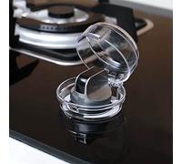 Fdit 5 Fundas para Perillas de Estufa de Gas, Protector de Seguridad para Niños con Diseño Moderno, Evita que el bebé Abra la Estufa, Cerradura Universal para Horno para Seguridad en la Cocina,