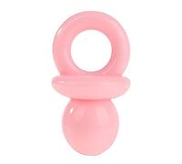 Fdit 50 Uds. Chupetes Acrílicos para bebé, Mesa de Confeti, Rociadores para Fiesta, Decoraciones para Baño de bebé con Colores Surtidos para Celebración de Recién Nacido (Rosada)