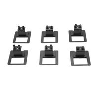 Fdit 6 Juntas de Colchón, Barra de Retención Antideslizante, Soporte para Colchón, Pinza en su Lugar con Tamaño Ajustable para Marco de Cama de Metal para Evitar Que el Colchón Se