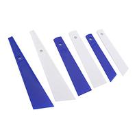 Fdit 6 Piezas de Pegamento de plástico, aplicador de raspador de Pegamento, esparcidores de Pegamento Hechos a Mano, Costura DIY