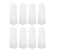 Fdit 8 Piezas de Esquinas de Revestimiento de Aluminio Esquinas de Revestimiento de Aluminio de 8.5x3.5 Pulgadas de de con Orificios y Clavos