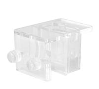 Fdit Abrazadera Soporte Sujeción Acrílico para Acuario Manguera Tubo 20mm Fijación Pipe Clip Holder