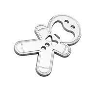 Fdit Abrebotellas Plano de Aleación de Zinc, Linda Forma de Pan de Jengibre para Regalo de Refrigerador de Camarero