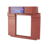 Fdit Abridor Automático de Puerta de Gallinero con Sensor de Luz y Control Remoto para Aves de Corral y Patos (Bronce)