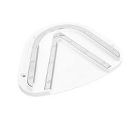 Fdit Abridor de Tarros Debajo del Gabinete, Ranuras Dobles en Forma de U, Abridor de Tarros de Boca Ancha con Dientes de Acero Inoxidable para Cocina Casera (WHITE)