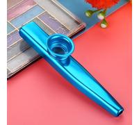 Fdit Accesorio de Instrumento de Boca de Flauta Musical Kazoo Portátil Ligero 11G para Niños y Adultos (BLUE)
