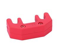 Fdit Accesorio para Instrumentos Musicales Profesional Silenciador de Violín de Negro Rojo Metal Goma 66g para Práctica de Violín (BLACK)