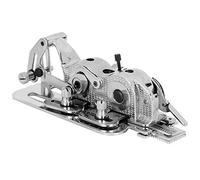 Fdit Accesorio para Ojales, Accesorio de Máquina de Coser de Acero de Alta Resistencia para Ojales de Cerradura, con Superficie Lisa para Materiales de Cuero Elásticos de Punto Finos