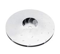 Fdit Accesorios de Aspirador Giratorios Aspa de Ventilador de Aluminio 2 Tamaños 112mm/125mm Pieza de Repuesto Nuevo Duradero(Diámetro112mm)